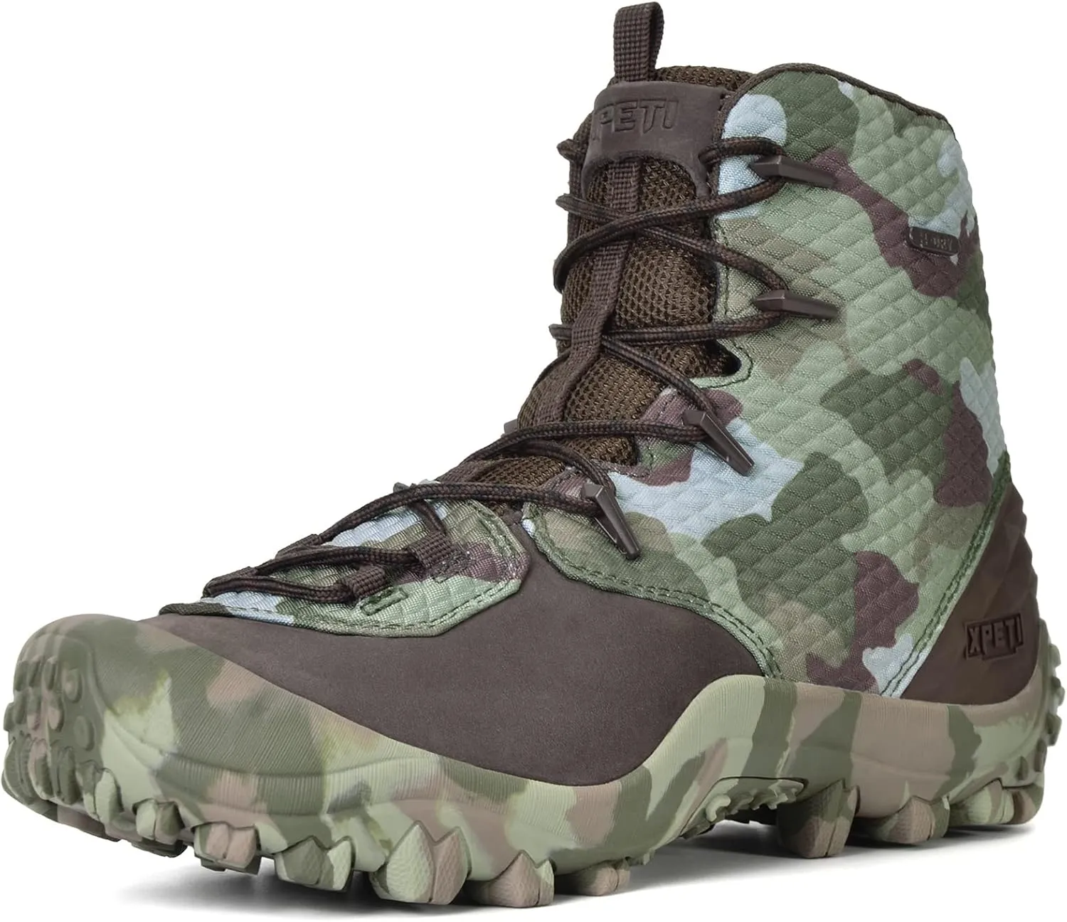 XPETI Men’s Bravo Leather Waterproof Military Tactical Boot