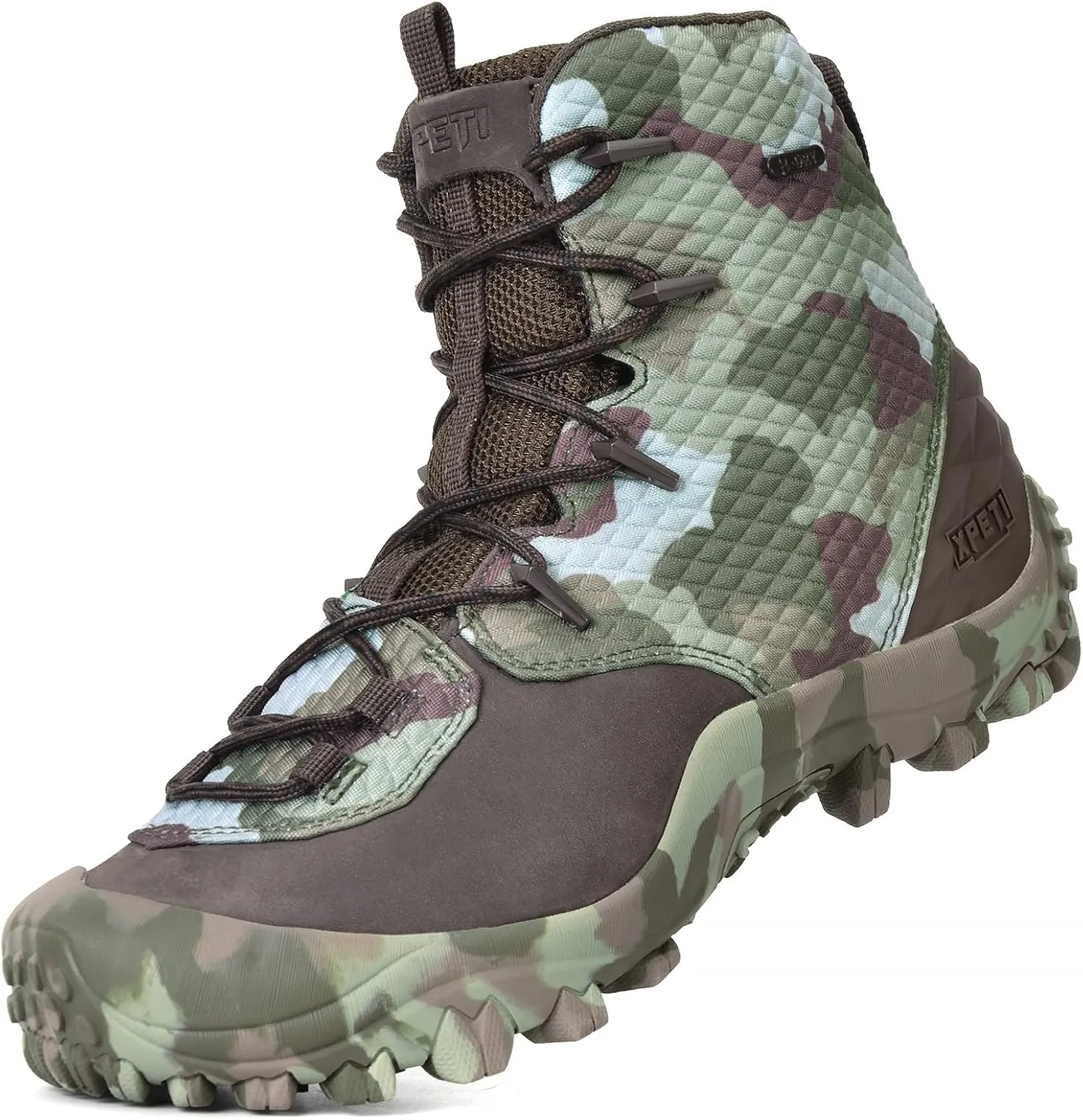 XPETI Men’s Bravo Leather Waterproof Military Tactical Boot