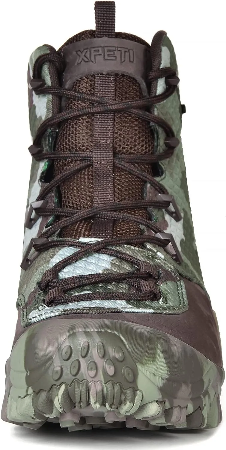 XPETI Men’s Bravo Leather Waterproof Military Tactical Boot