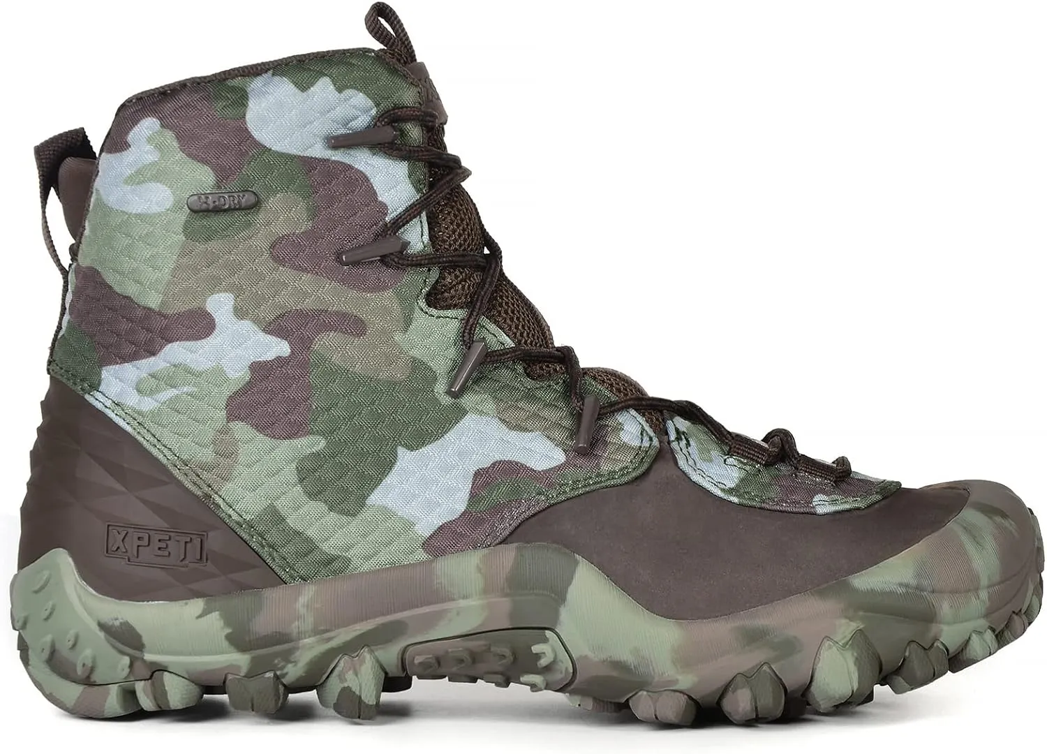 XPETI Men’s Bravo Leather Waterproof Military Tactical Boot