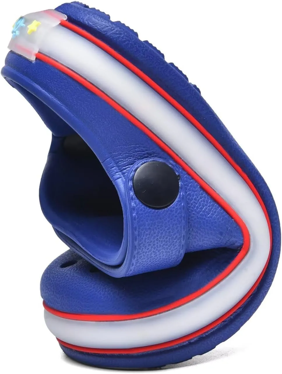 XPKWS Toddler Kids Clogs Boys Girls LED Garden Shoes Light up Sandals Slip on Quick Dry Beach Slippers