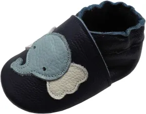 YIHAKIDS Soft Sole Baby Girls Boys Shoes Infant Toddler Leather Moccasins Slippers First Walker Crib Shoes Unisex 0-36 Months