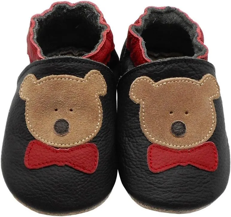 YIHAKIDS Soft Sole Baby Girls Boys Shoes Infant Toddler Leather Moccasins Slippers First Walker Crib Shoes Unisex 0-36 Months